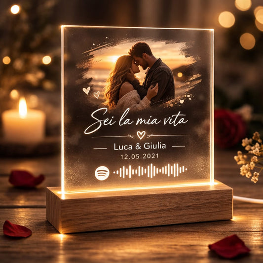 CUORLUCE® LAMPADA PERSONALIZZABILE