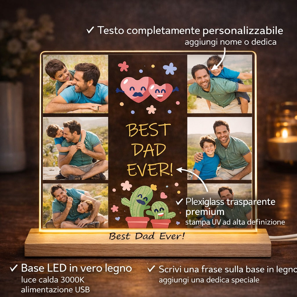 CUORLUCE® LAMPADA PERSONALIZZABILE
